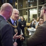 Preview of Lord Mayor at Sarah Millican drinks reception