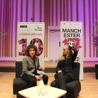 Preview of Jeanette Winterson & Rebecca Solnit on stage