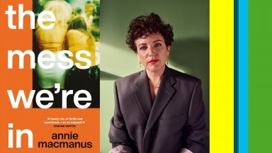 Image of author Annie Macmanus and book cover