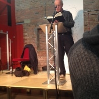 Author Iain Sinclair onstage  at MLF13